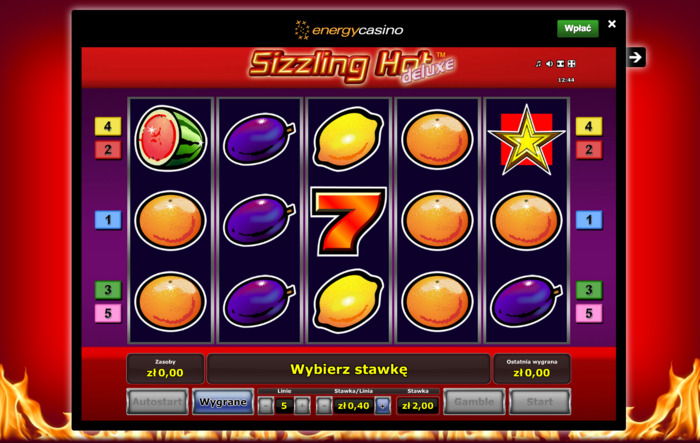 Sizzling Hot w Energy Casino online